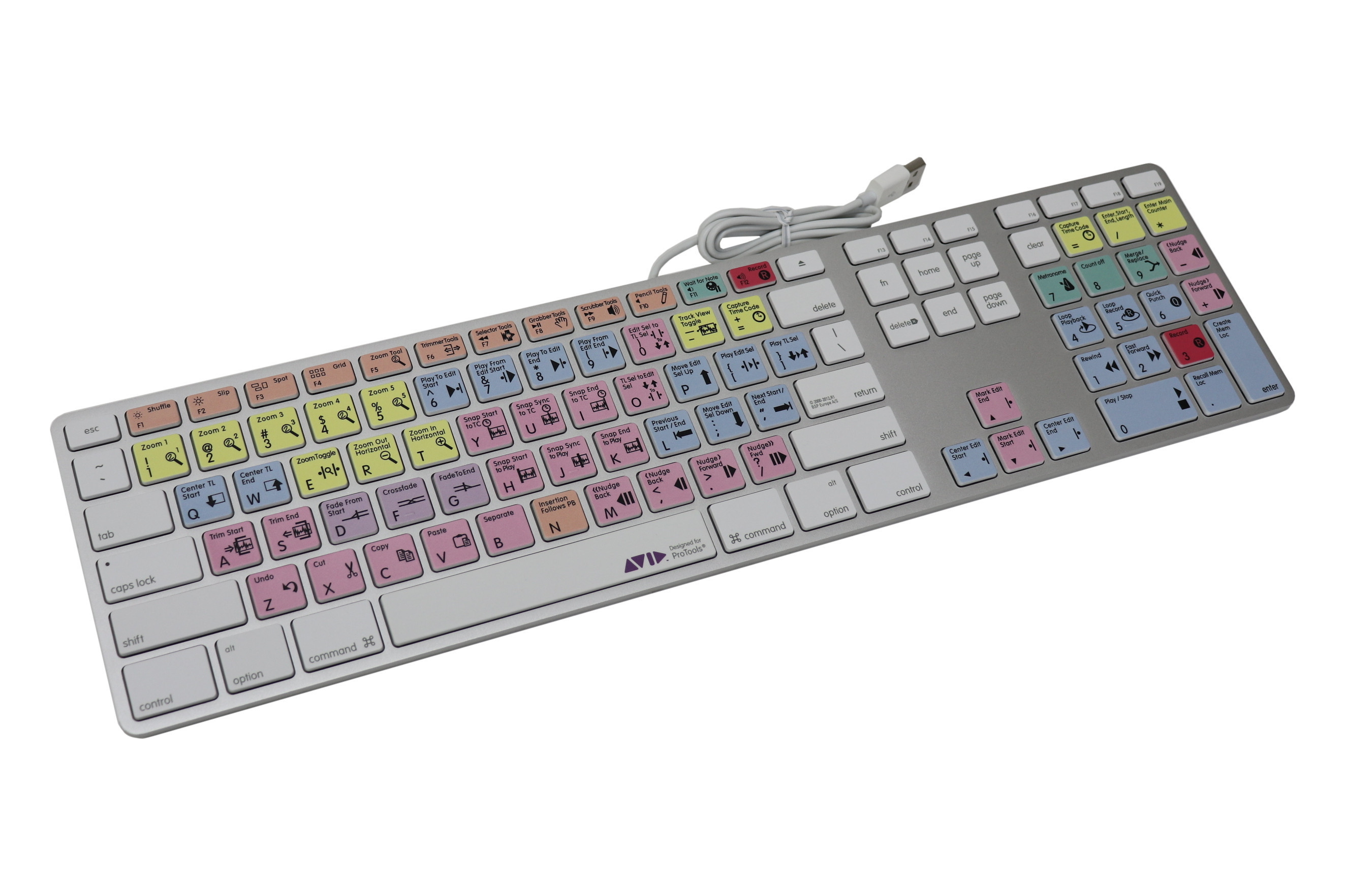 【Apple】Avid Custom Keyboard for Mac(Avid ProTools用)